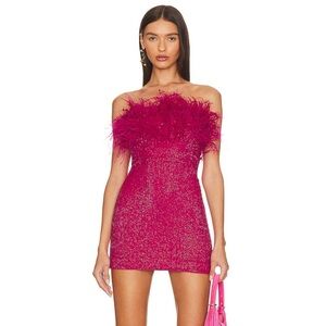 Retrofete Torin Dress in Fuchsia